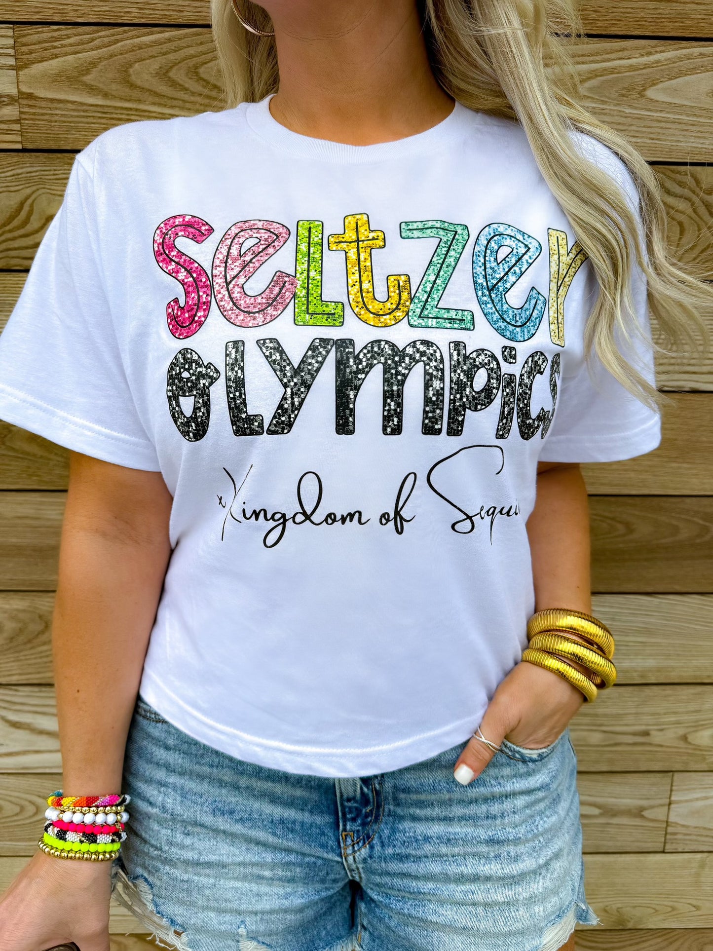 Seltzer Olympics Cropped Tee
