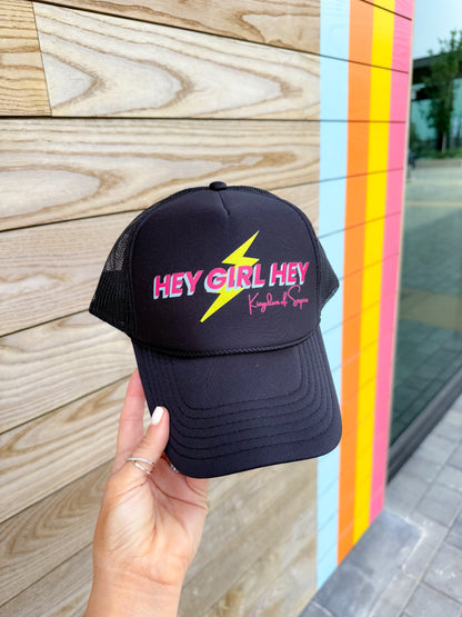 Hey Girl Hey Trucker Hats