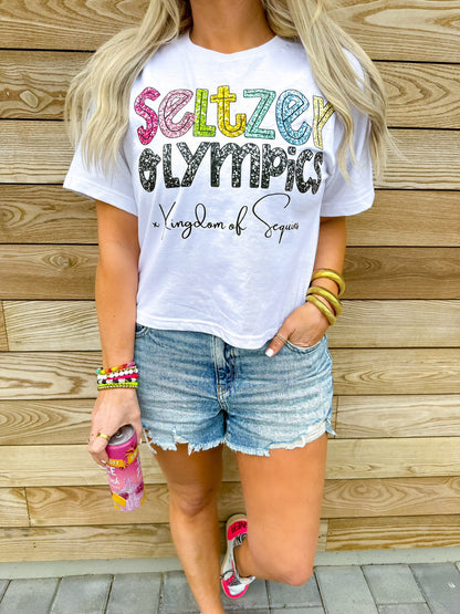 Seltzer Olympics Cropped Tee