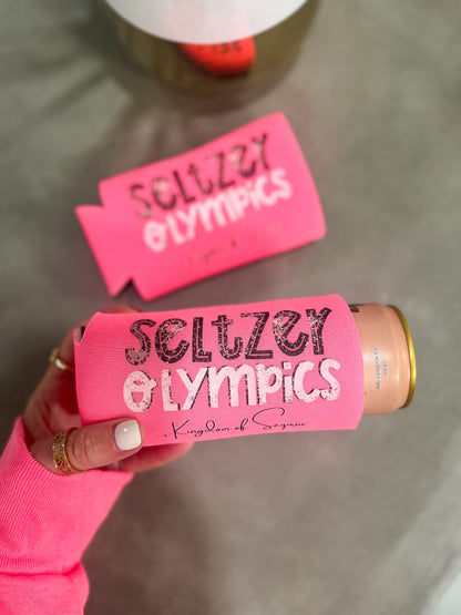 Seltzer Olympics Koozies