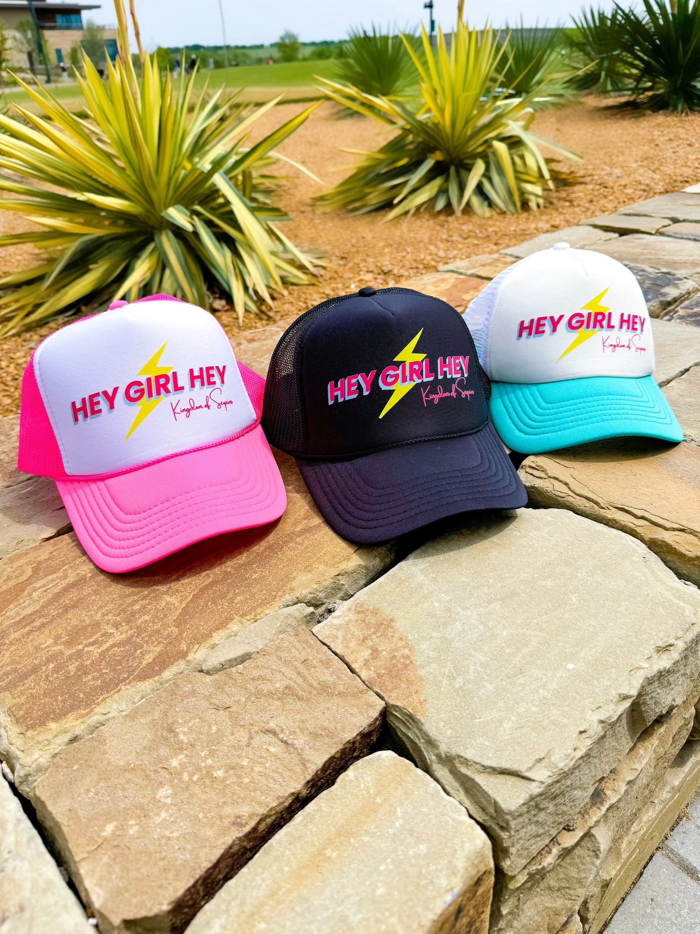 Hey Girl Hey Trucker Hats