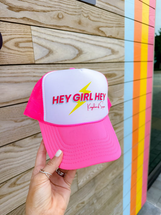 Hey Girl Hey Trucker Hats