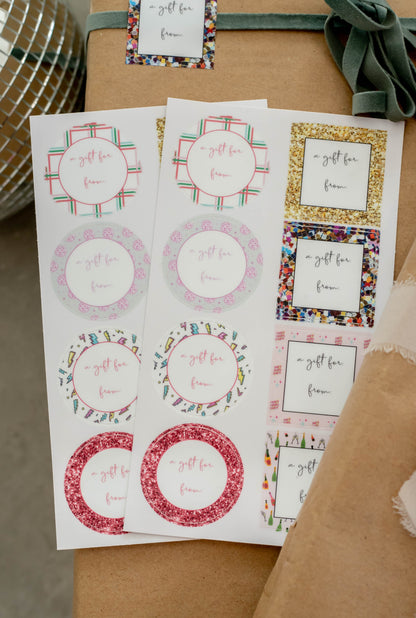 Gift Tag Stickers